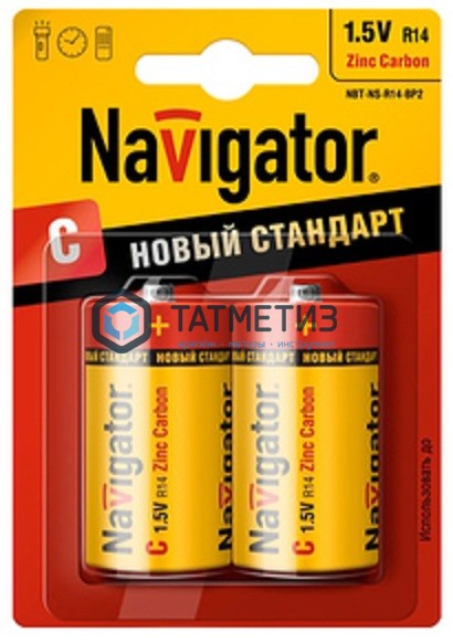 Батарейка Navigator R14 (маленький бочонок) -  магазин «ТАТМЕТИЗ»