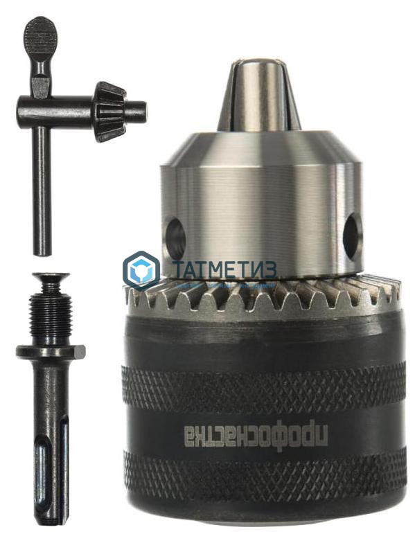 Патрон для дрели и перфоратора БЗП 1,5-13 1/2"-20UNF адаптер SDS+ ключ в компл.№95 ПрофОснастка |  «ТАТМЕТИЗ» Патрон для дрели и перфоратора БЗП 1,5-13 1/2"-20UNF адаптер SDS+ ключ в компл.№95 ПрофОснастка -  магазин крепежа «ТАТМЕТИЗ»