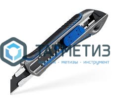Нож, 18мм, метал.обрезиненный с автостопом, ЗУБР Титан-А, Профессионал -  магазин «ТАТМЕТИЗ»