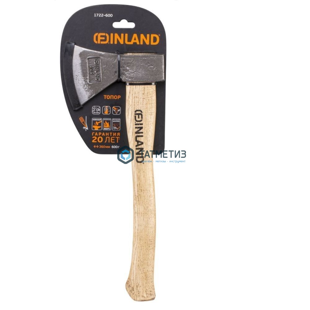 Топор,  800г, кованый, дерев. рукоятка, FINLAND -  магазин крепежа «ТАТМЕТИЗ»