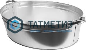 Таз оцинкованный 26 л, овальный, Россия// Сибртех -  магазин крепежа «ТАТМЕТИЗ»