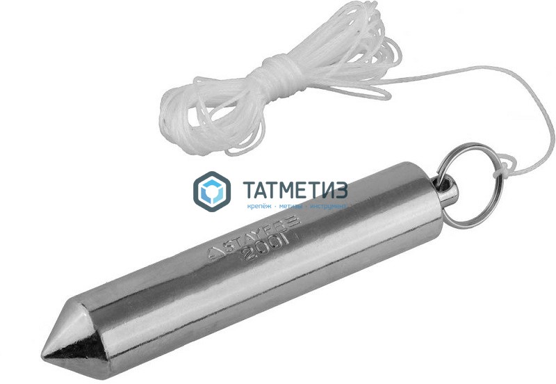 Отвес STAYER "MASTER" строительный со шнуром, 250г Отвес STAYER "MASTER" строительный со шнуром, 250г