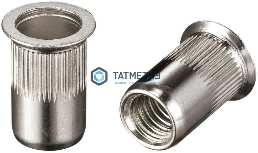 Заклепка резьбовая потайной борт М10 L=21 (2,0-5,0) мм d=13  NX -  магазин крепежа «ТАТМЕТИЗ»
