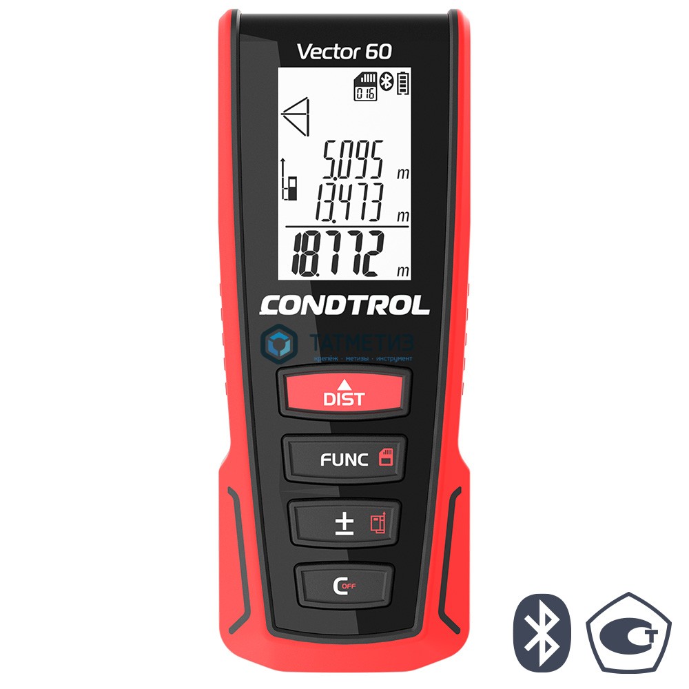 Дальномер лазерный CONDTROL Vector 80 |  «ТАТМЕТИЗ» Дальномер лазерный CONDTROL Vector 80 -  магазин крепежа «ТАТМЕТИЗ»