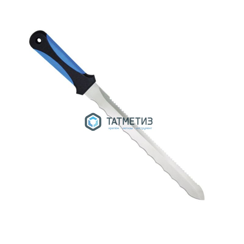 Нож,280 мм, для теплоизоляционных плит, нерж.сталь, Практик | «ТАТМЕТИЗ» Нож,280 мм, для теплоизоляционных плит, нерж.сталь, Практик - магазин крепежа «ТАТМЕТИЗ»