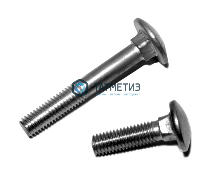 Болт мебельный DIN 603  6* 80  (уп 25 кг/ 1400 шт)* МС -  магазин крепежа «ТАТМЕТИЗ»