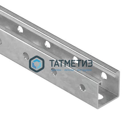 Профиль монтажный Strut с зубчат.накаткой MS 414125 S14/2D11Z (3м) -  магазин «ТАТМЕТИЗ»