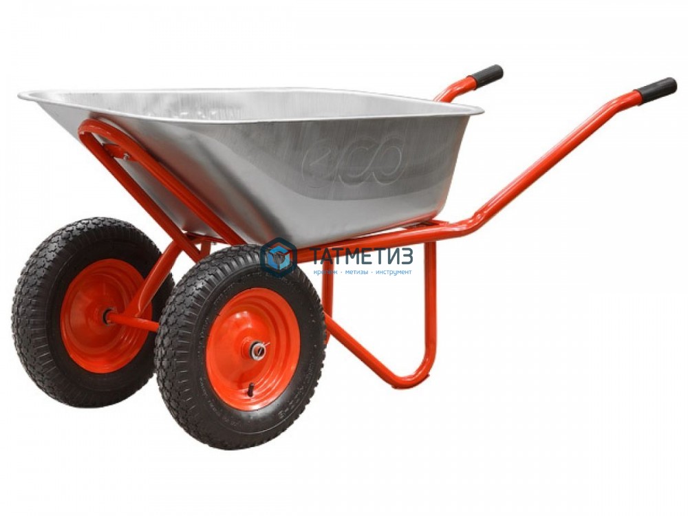 Тачка строительная двухколесная, 350 кг, 130л, пневмо 4.00-8, ECO -  магазин крепежа «ТАТМЕТИЗ»