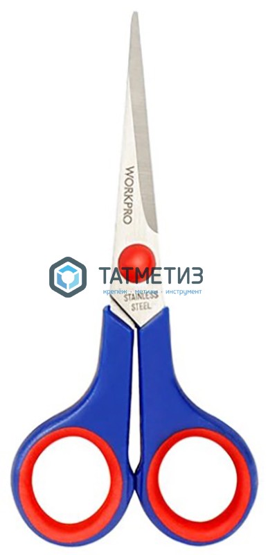 Ножницы канцелярские, 140 мм, нерж, WORKPRO -  магазин крепежа «ТАТМЕТИЗ»