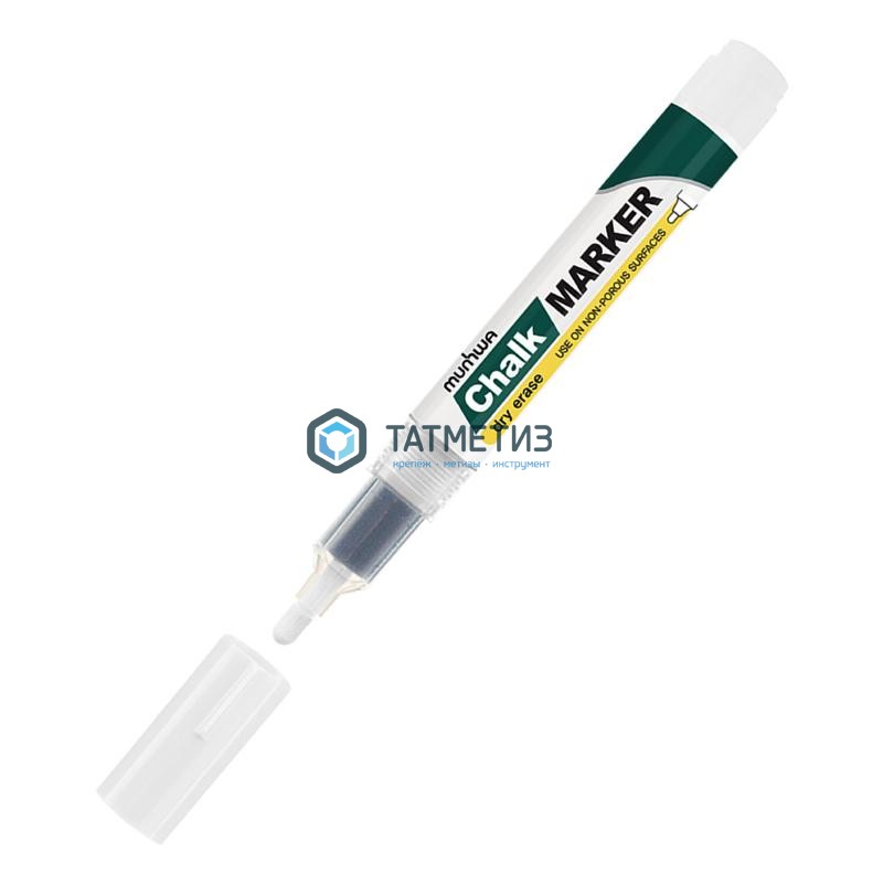 Маркер-краска БЕЛЫЙ MunHwa 3мм / 12 -  магазин крепежа «ТАТМЕТИЗ»