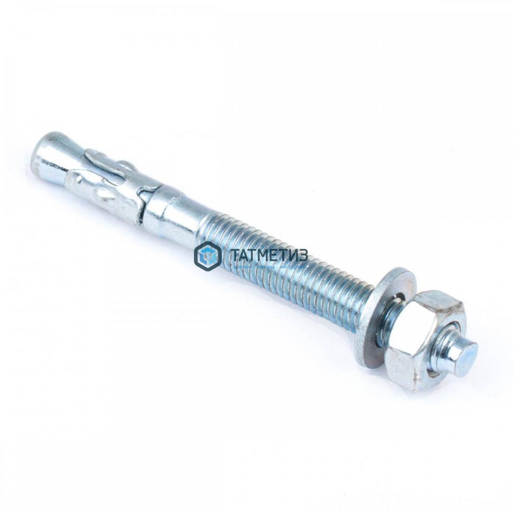 Анкер клиновой 12x160 ( 50 шт/уп) БЕЛЫЙ ЦИНК R | «ТАТМЕТИЗ» Анкер клиновой 12x160 ( 50 шт/уп) БЕЛЫЙ ЦИНК R - магазин крепежа «ТАТМЕТИЗ»