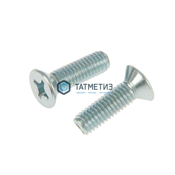 Винт потай DIN 965 оц 6х 12  (1500 шт/уп) МН -  магазин крепежа «ТАТМЕТИЗ»