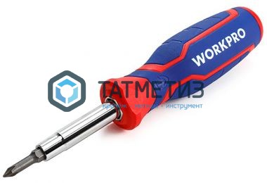 Отвертка 6 в 1, PH1 / PH2, SL 5/6 мм,  WORKPRO |  «ТАТМЕТИЗ» Отвертка 6 в 1, PH1 / PH2, SL 5/6 мм,  WORKPRO -  магазин крепежа «ТАТМЕТИЗ»