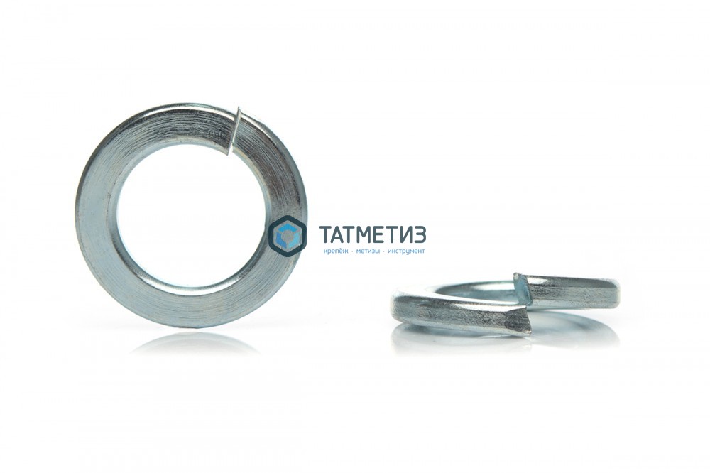 Шайба гроверная DIN 127, оц  М6  (уп 25кг / 23500шт)* -  магазин «ТАТМЕТИЗ»