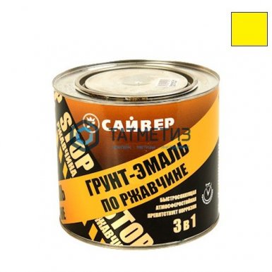 Грунт-эмаль по ржавчине ХВ 3 в 1 СТАРТ желтая 1,8 кг-./6 -  магазин крепежа  «ТАТМЕТИЗ»