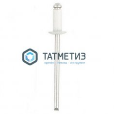 Заклепки ZK ал/ст 4,0x10 RAL 9003 (1000 шт/уп) -  магазин крепежа «ТАТМЕТИЗ»