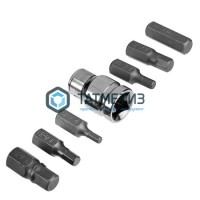 Набор бит 6-гранных CrV, 7 шт. FIT | «ТАТМЕТИЗ» Набор бит 6-гранных CrV, 7 шт. FIT - магазин крепежа «ТАТМЕТИЗ»