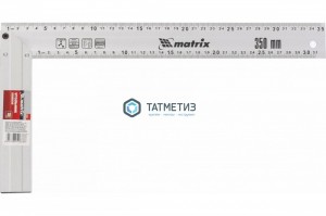 Угольник столярный, 350 мм, алюминиевый, литой// Matrix | «ТАТМЕТИЗ» Угольник столярный, 350 мм, алюминиевый, литой// Matrix - магазин крепежа «ТАТМЕТИЗ»