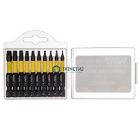 Набор бит Torsion TORX 50мм Т5 - Т30 Wurz | «ТАТМЕТИЗ» Набор бит Torsion TORX 50мм Т5 - Т30 Wurz - магазин крепежа «ТАТМЕТИЗ»