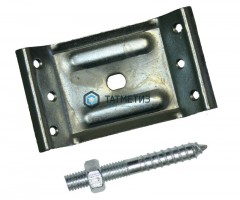 Стяжка стола с винтом, 2 мм, цинк |  «ТАТМЕТИЗ» Стяжка стола с винтом, 2 мм, цинк -  магазин крепежа «ТАТМЕТИЗ»