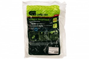 Пленка п/э 6 мкм ( 4 х 5 м) защитная// Сибртех | «ТАТМЕТИЗ» Пленка п/э 6 мкм ( 4 х 5 м) защитная// Сибртех - магазин крепежа «ТАТМЕТИЗ»