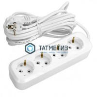 Удлинитель бытовой 4x5м с/з, 10А IP20 У10-555 ПВС 3х0,75 UNIVersal -  магазин крепежа «ТАТМЕТИЗ»