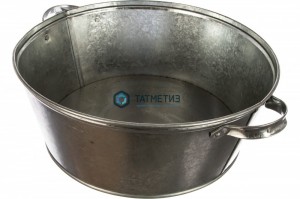 Таз оцинкованный 13 л, круглый, Россия// Сибртех | «ТАТМЕТИЗ» Таз оцинкованный 13 л, круглый, Россия// Сибртех - магазин крепежа «ТАТМЕТИЗ»