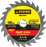 Диск пильный по дереву 150х20мм, 24Т STAYER MASTER "OPTI-Line" -  магазин крепежа «ТАТМЕТИЗ»