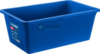 Таз строительный прямоугольный, 60 л, усиленный, ЗУБР | «ТАТМЕТИЗ» Таз строительный прямоугольный, 60 л, усиленный, ЗУБР - магазин крепежа «ТАТМЕТИЗ»