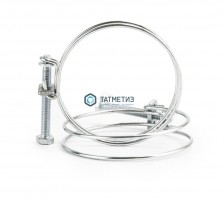 Хомут проволочный, цинк,  76 мм (3") (10 шт) -  магазин крепежа «ТАТМЕТИЗ»