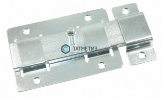 Задвижка дверная ЗД-02 цинк |  «ТАТМЕТИЗ» Задвижка дверная ЗД-02 цинк -  магазин крепежа «ТАТМЕТИЗ»