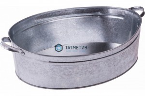Таз оцинкованный 23 л, овальный, Россия// Сибртех | «ТАТМЕТИЗ» Таз оцинкованный 23 л, овальный, Россия// Сибртех - магазин крепежа «ТАТМЕТИЗ»