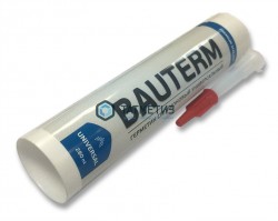 Герметик силиконовый BAUTERM СЕРЫЙ 280мл / 12 -  магазин крепежа «ТАТМЕТИЗ»