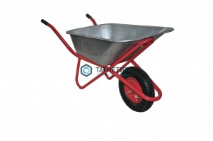 Тачка строительная одноколесная, 190 кг, 4.00-8, объем 100л, TSUNAMI -  магазин крепежа «ТАТМЕТИЗ»