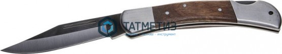 Нож STAYER складной с деревянными вставками, средний -  магазин крепежа «ТАТМЕТИЗ»