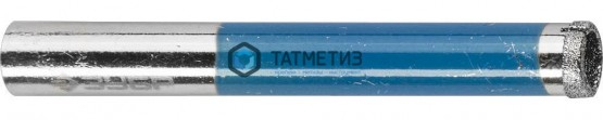 Сверло ЗУБР "ЭКСПЕРТ" алмазное трубчатое по стеклу, зерно 100, 25мм -  магазин крепежа «ТАТМЕТИЗ»