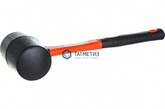 Киянка резиновая 680 г, черная резина, фибергласовая рукоятка// Sparta | «ТАТМЕТИЗ» Киянка резиновая 680 г, черная резина, фибергласовая рукоятка// Sparta - магазин крепежа «ТАТМЕТИЗ»