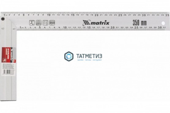 Угольник, 350 мм, алюминиевый, литой// Matrix -  магазин крепежа «ТАТМЕТИЗ»