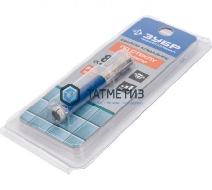 Сверло ЗУБР "ЭКСПЕРТ" алмазное трубчатое по стеклу, зерно 100, 8мм | «ТАТМЕТИЗ» Сверло ЗУБР "ЭКСПЕРТ" алмазное трубчатое по стеклу, зерно 100, 8мм - магазин крепежа «ТАТМЕТИЗ»