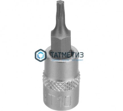 Головка с битой вставкой  T10, квадрат 1/4", CrV, // STELS -  магазин крепежа «ТАТМЕТИЗ»