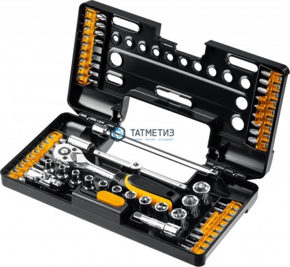 Набор инструментов, 1/4", пластиковый кейс 57 предм., STAYER Auto 57 -  магазин крепежа «ТАТМЕТИЗ»