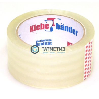 Лента клейкая 50 мм прозр. 45мк Klebebander 50м -  магазин крепежа «ТАТМЕТИЗ»