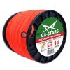 Леска для триммера квадратная крученая 4.0мм х 83м, 1350 г, SQUARE TWIST, MD-STARS -  магазин крепежа «ТАТМЕТИЗ»