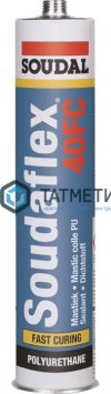 Полиуретановый герметик SOUDAL  SOUDAFLEX 40FC быстроотверждающийся черный 600мл* -  магазин крепежа  «ТАТМЕТИЗ»