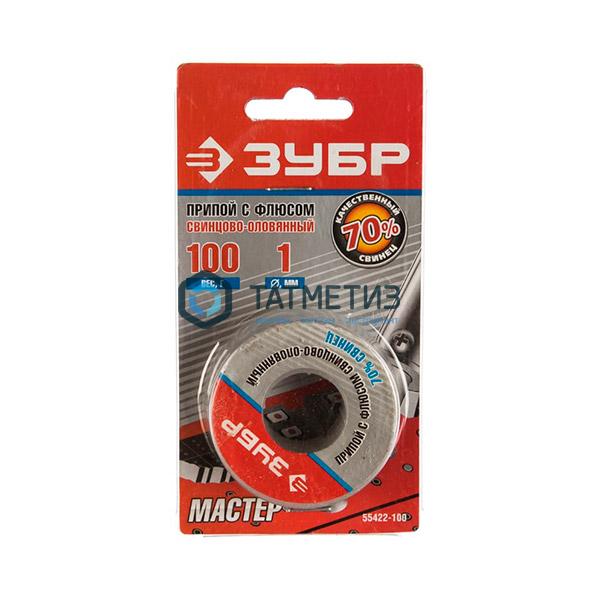 Припой ЗУБР оловянно-свинцовый, 30% Sn / 70% Pb, 100гр Припой ЗУБР оловянно-свинцовый, 30% Sn / 70% Pb, 100гр