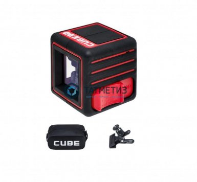 Построитель лазерных плоскостей ADA Cube Home Edition (батарея, крепление унив.- зажим, сумка) -  магазин крепежа  «ТАТМЕТИЗ»