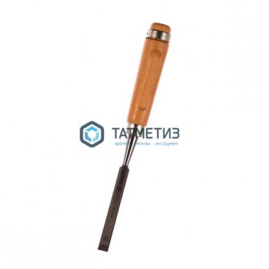Стамеска-долото ЗУБР "ЭКСПЕРТ" полукруглая с деревянной ручкой, хромованадиевая сталь, 12мм -  магазин крепежа  «ТАТМЕТИЗ»