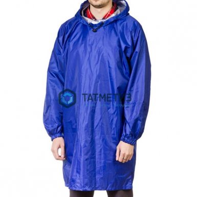Плащ-дождевик ЗУБР 11615, нейлоновый, синий цвет, универсальный размер S-XL -  магазин «ТАТМЕТИЗ»