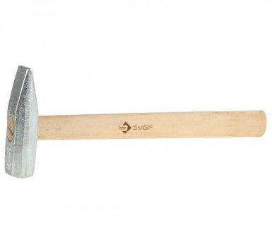 Молоток слесарный  200 г, ЗУБР кованый оцинкованный с деревянной рукояткой -  магазин крепежа  «ТАТМЕТИЗ»