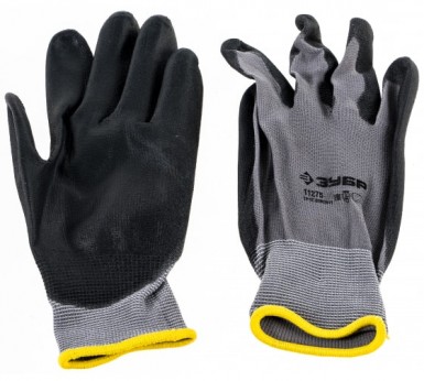Перчатки ЗУБР "МАСТЕР" для точных работ с полиуретановым покрытием, размер L (9) -  магазин «ТАТМЕТИЗ»